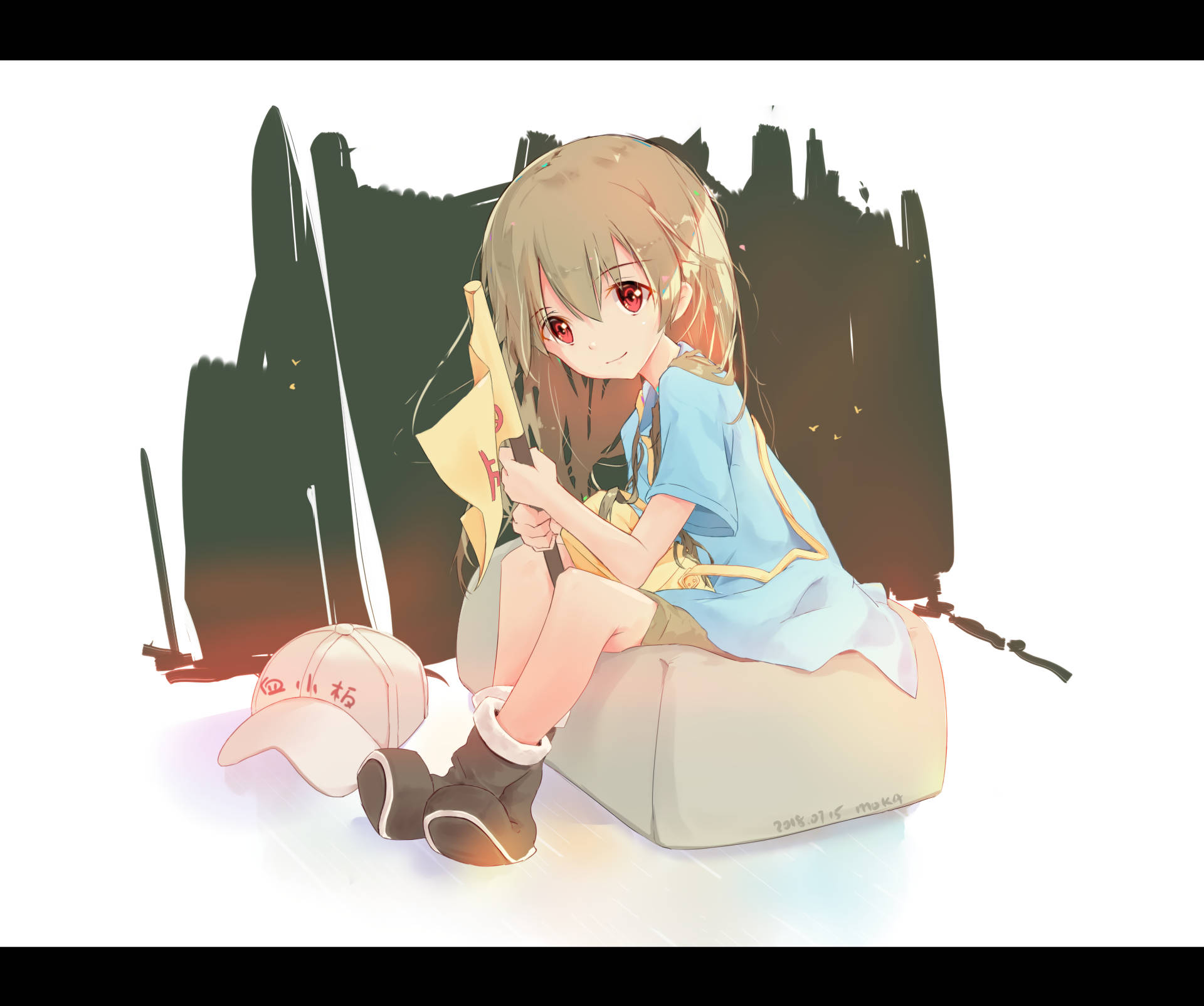 Cells At Work, tiny platelet, red eyes, Full HD Desktop Wallpaper