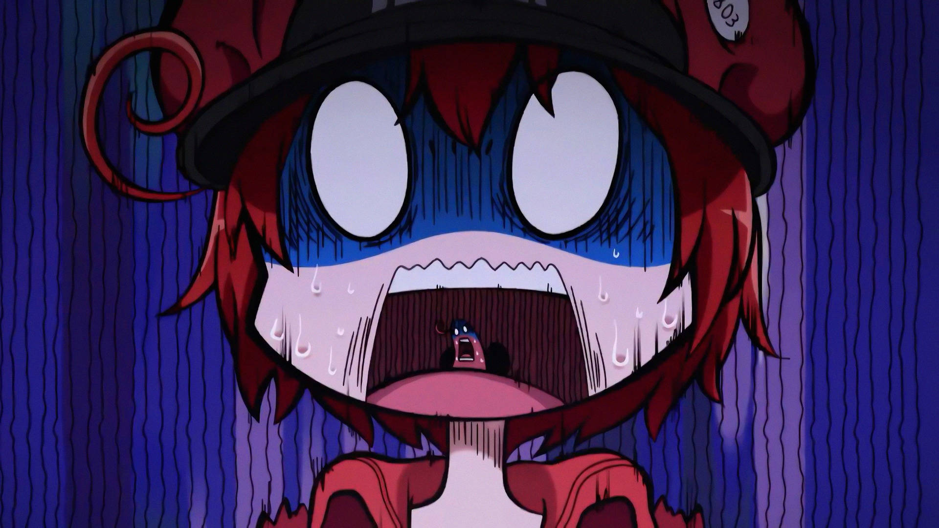 Cells At Work, red blood cell, screams in terror, Full HD Desktop Wallpaper