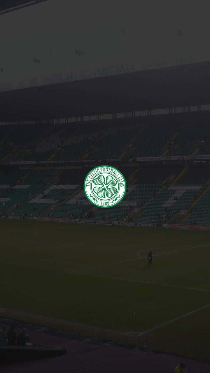 Celtic FC, green seats, glowing Celtic FC crest, HD Phone Wallpaper