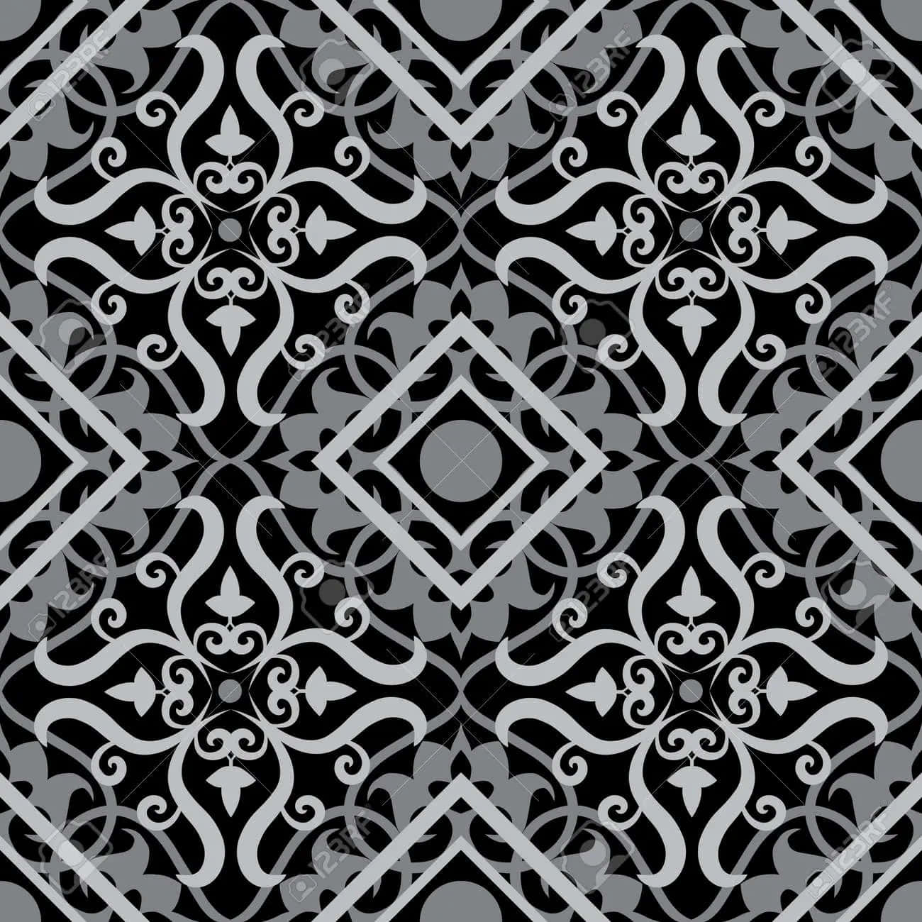Celtic Irish, damask pattern, swirling floral motifs, HD Desktop Wallpaper