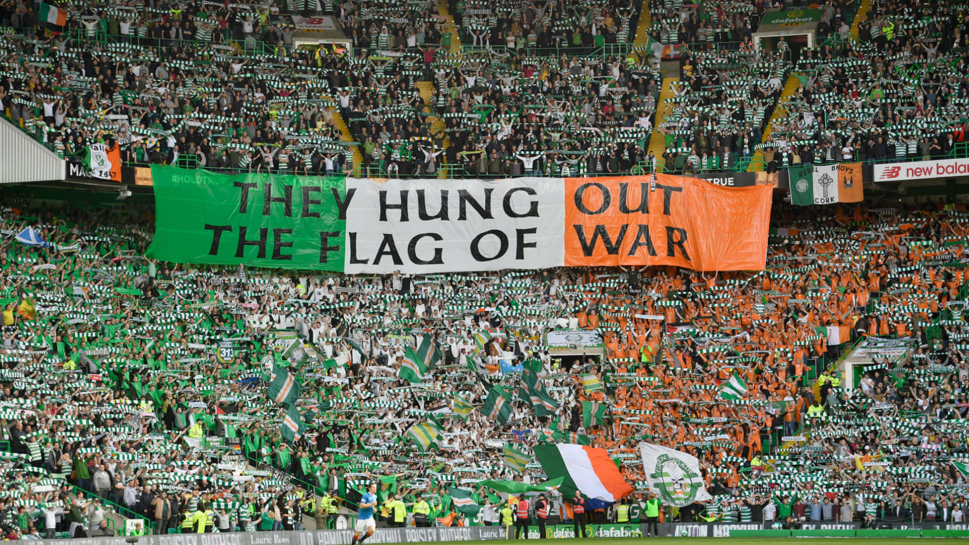 Celtic Irish, green, white, Full HD Desktop Wallpaper