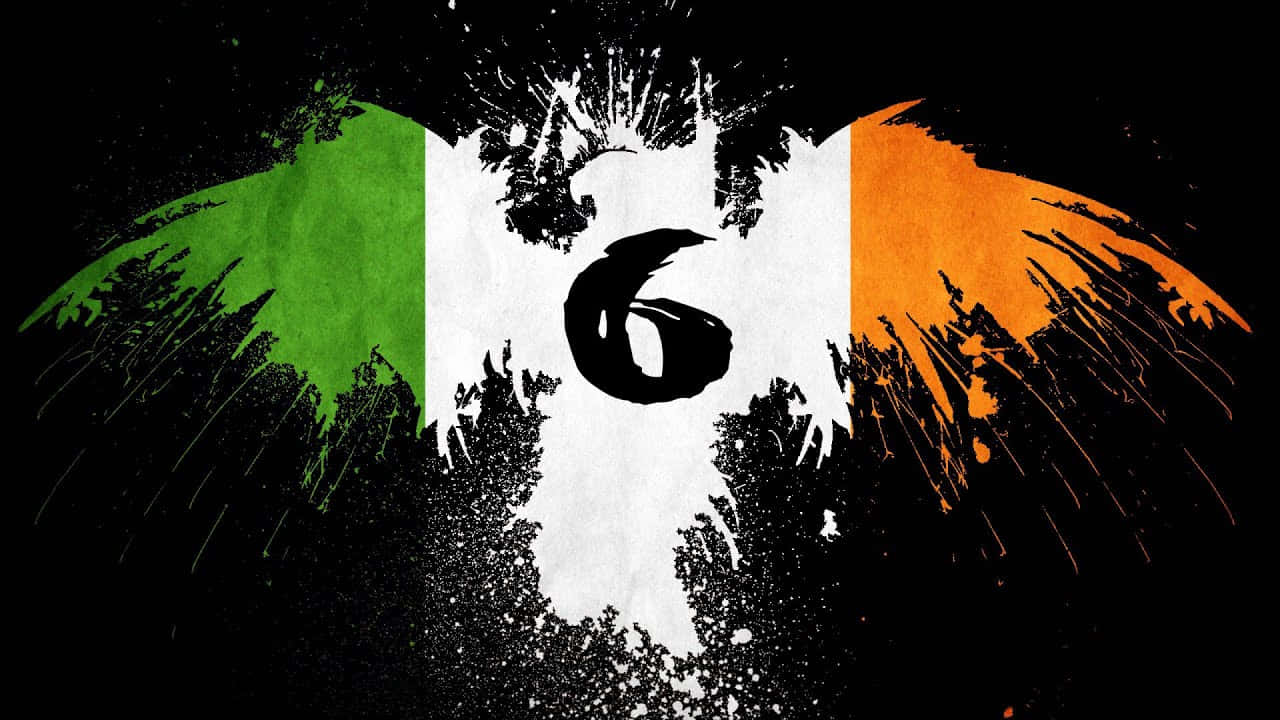 Celtic Irish, number six, Irish flag, HD Desktop Wallpaper