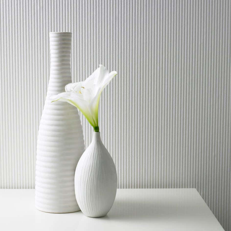 Ceramics, white textured vases, white lily, SD Desktop Wallpaper