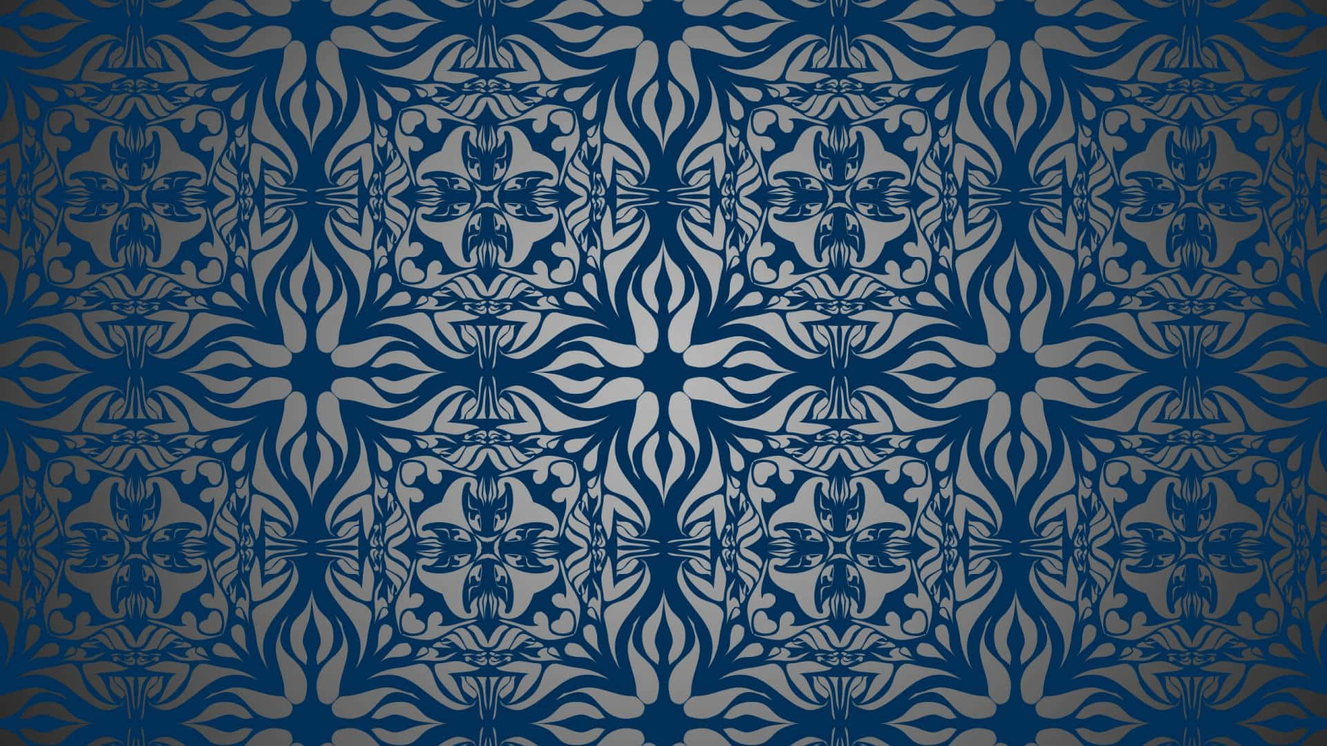 handmade pottery, ceramics, blue and gray symmetrical pattern, Full HD Desktop Wallpaper
