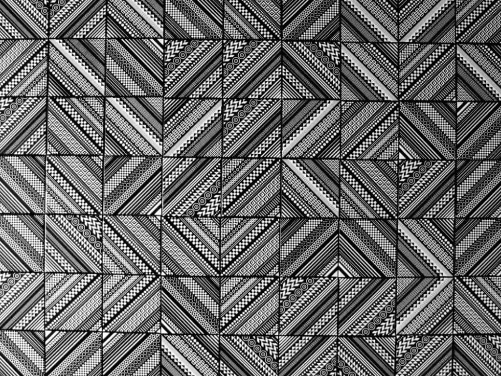 ceramics, monochrome, geometric pattern, SD Desktop Wallpaper