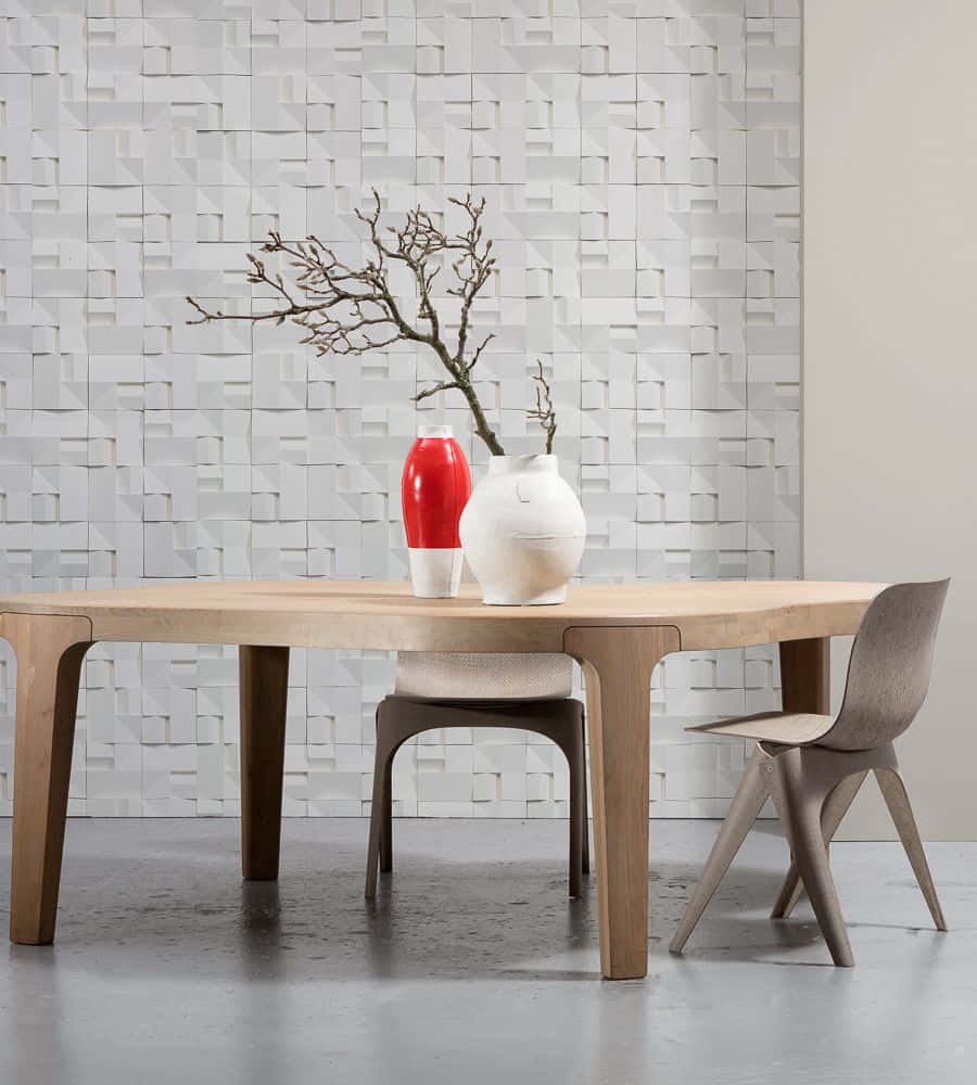 ceramics, florid colors, red white vases, SD Phone Wallpaper