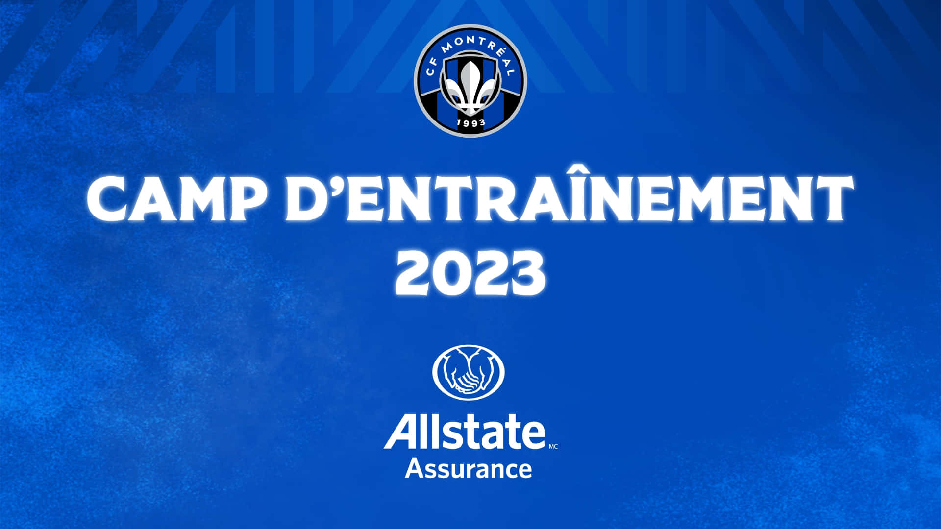CF Montreal, 2023 training camp, textured blue background, Full HD Desktop Wallpaper