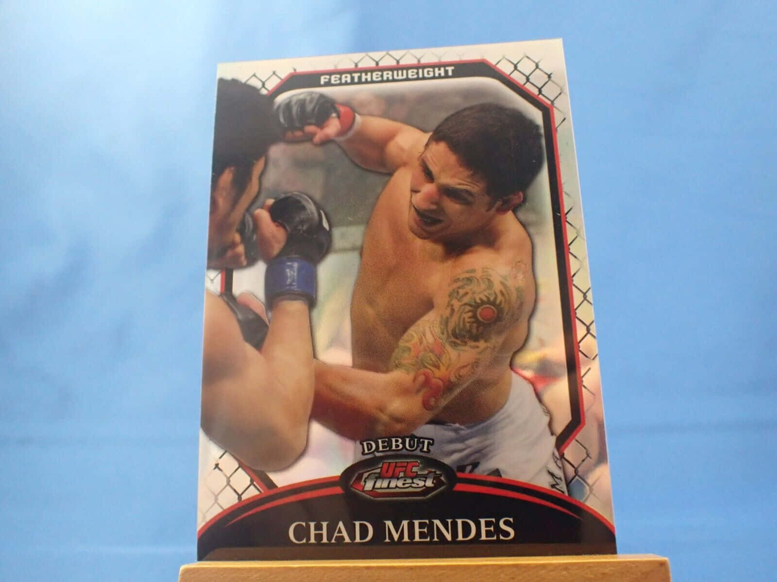Chad Mendes, featherweight debut, UFC fighter card, HD Desktop Wallpaper