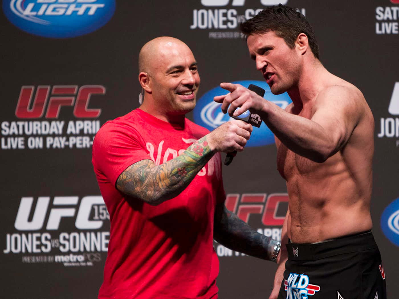 Chael Sonnen, UFC fighters, press conference, HD Desktop Wallpaper