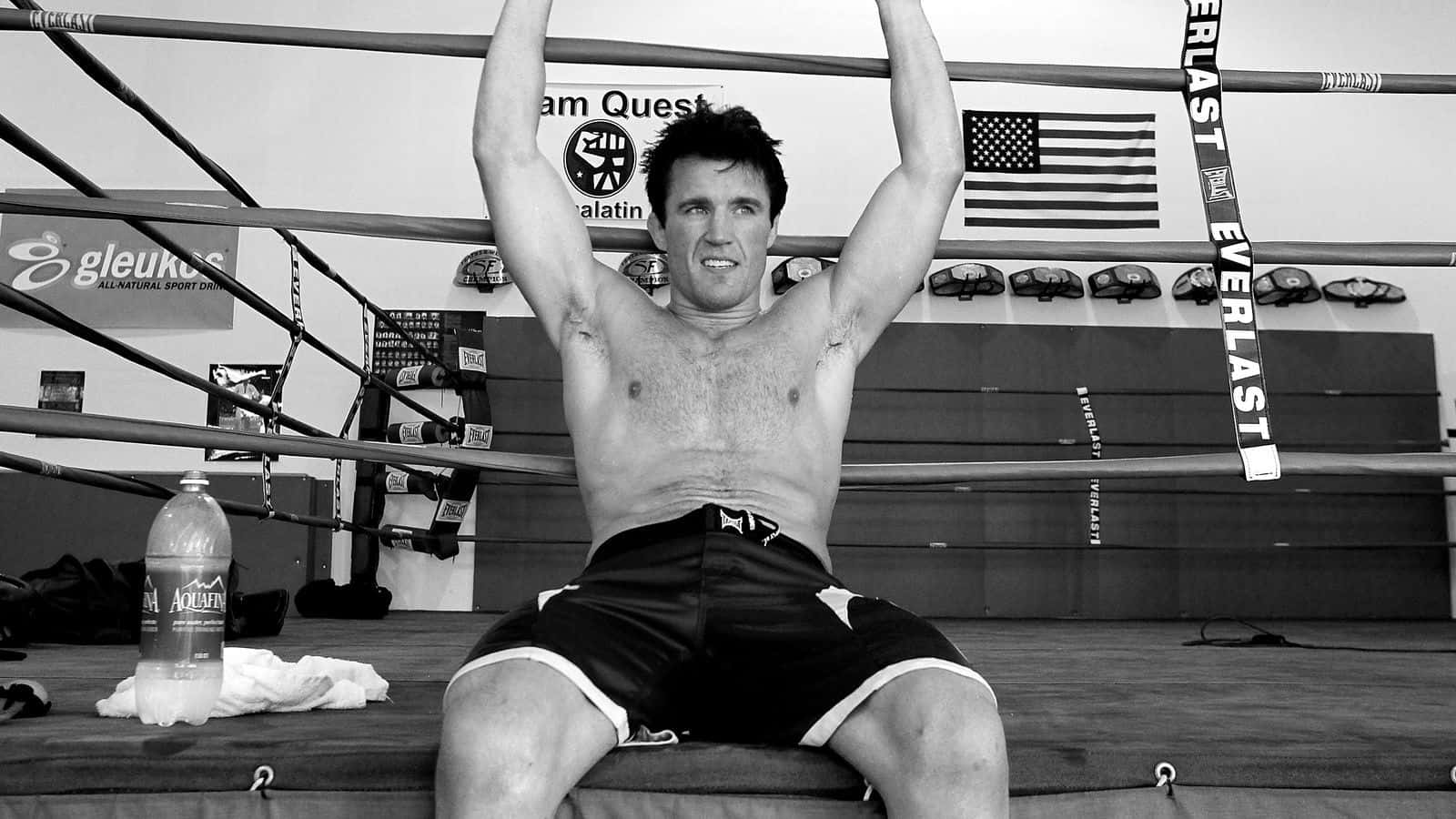 Chael Sonnen, boxing ring, triumphantly, HD Desktop Wallpaper
