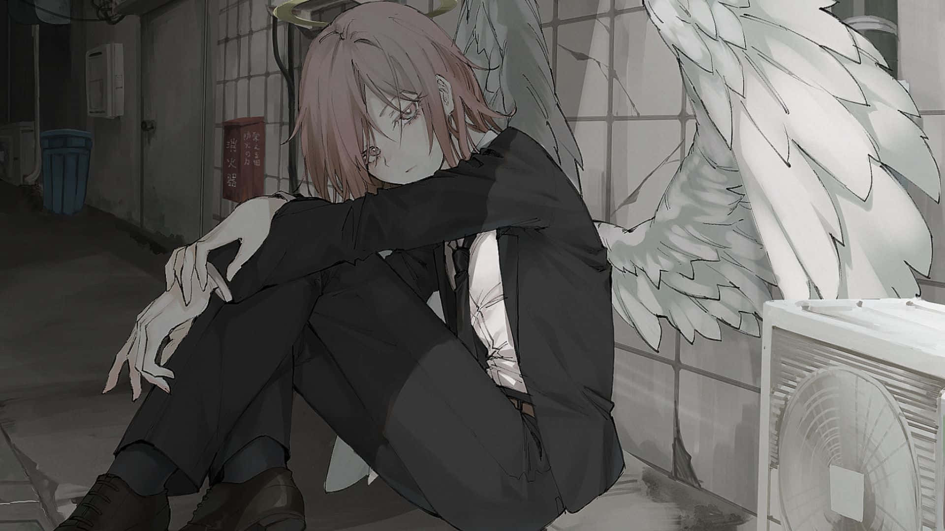 Angel Devil, Chainsaw Man, anime series, Full HD Desktop Wallpaper