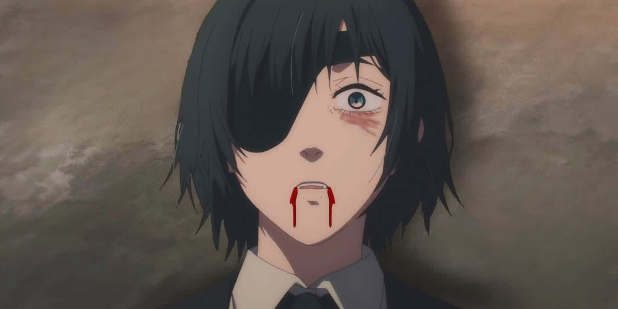Chainsaw Man, Himeno, black hair, Full HD Desktop Wallpaper