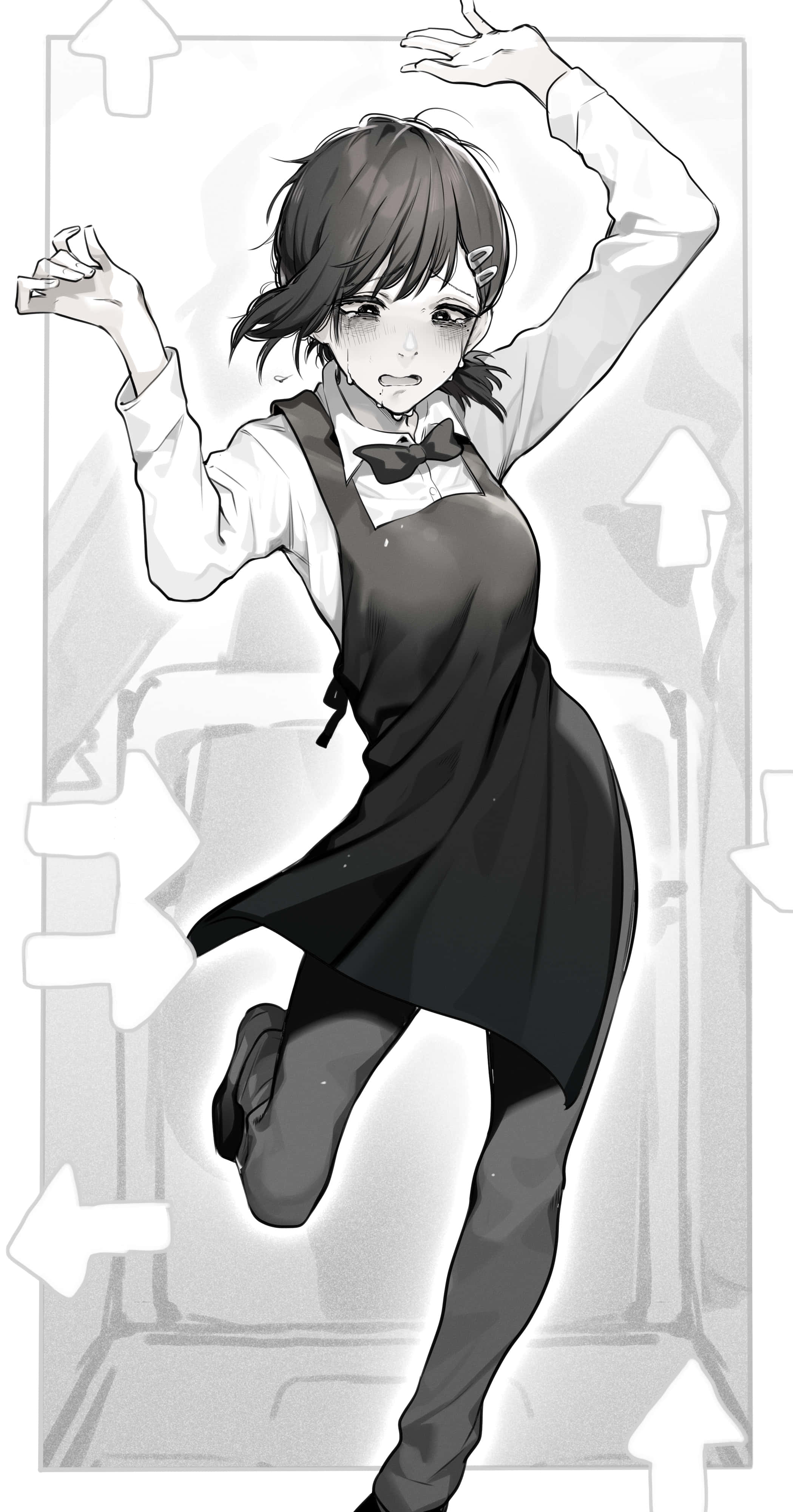 Kobeni Higashiyama, Chainsaw Man, school uniform, 4K Phone Wallpaper