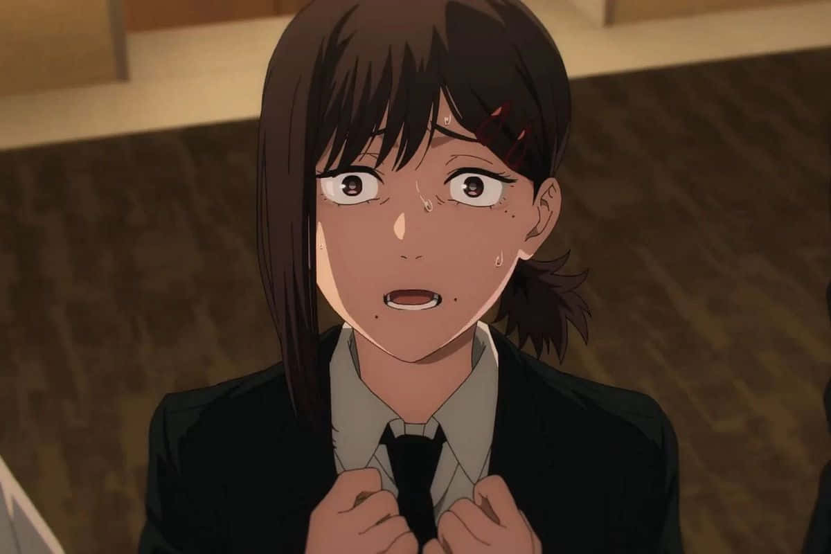 Kobeni Higashiyama, Chainsaw Man, dark hair, SD Desktop Wallpaper