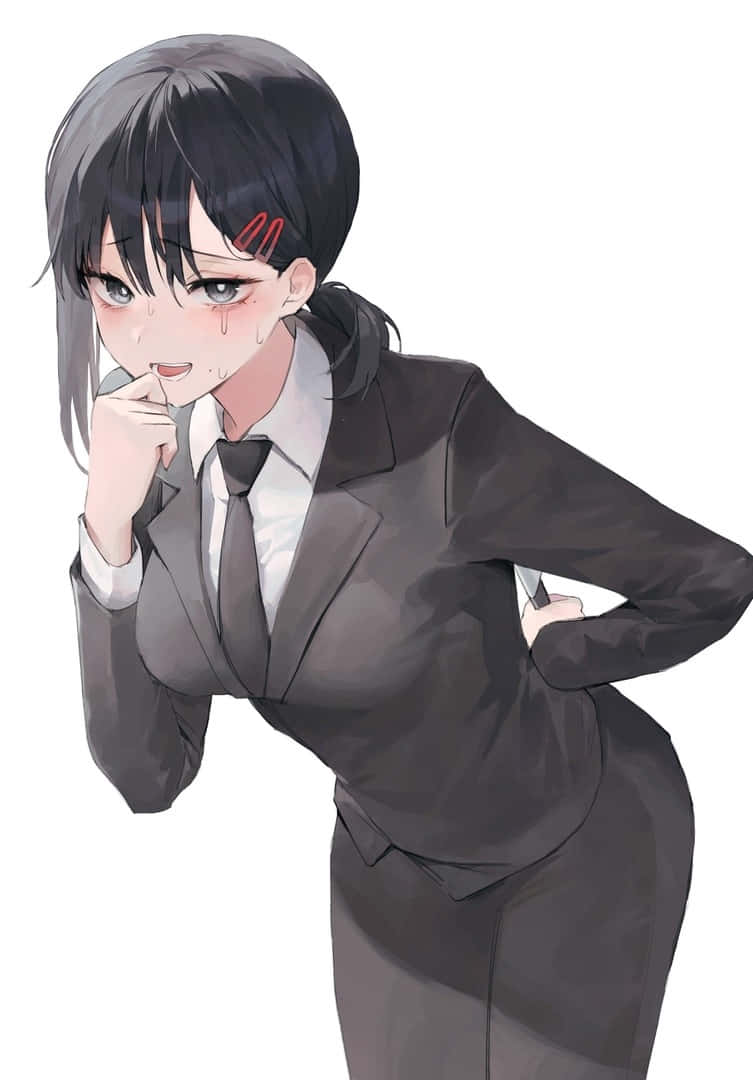 Kobeni Higashiyama, Chainsaw Man, anime character, SD Phone Wallpaper