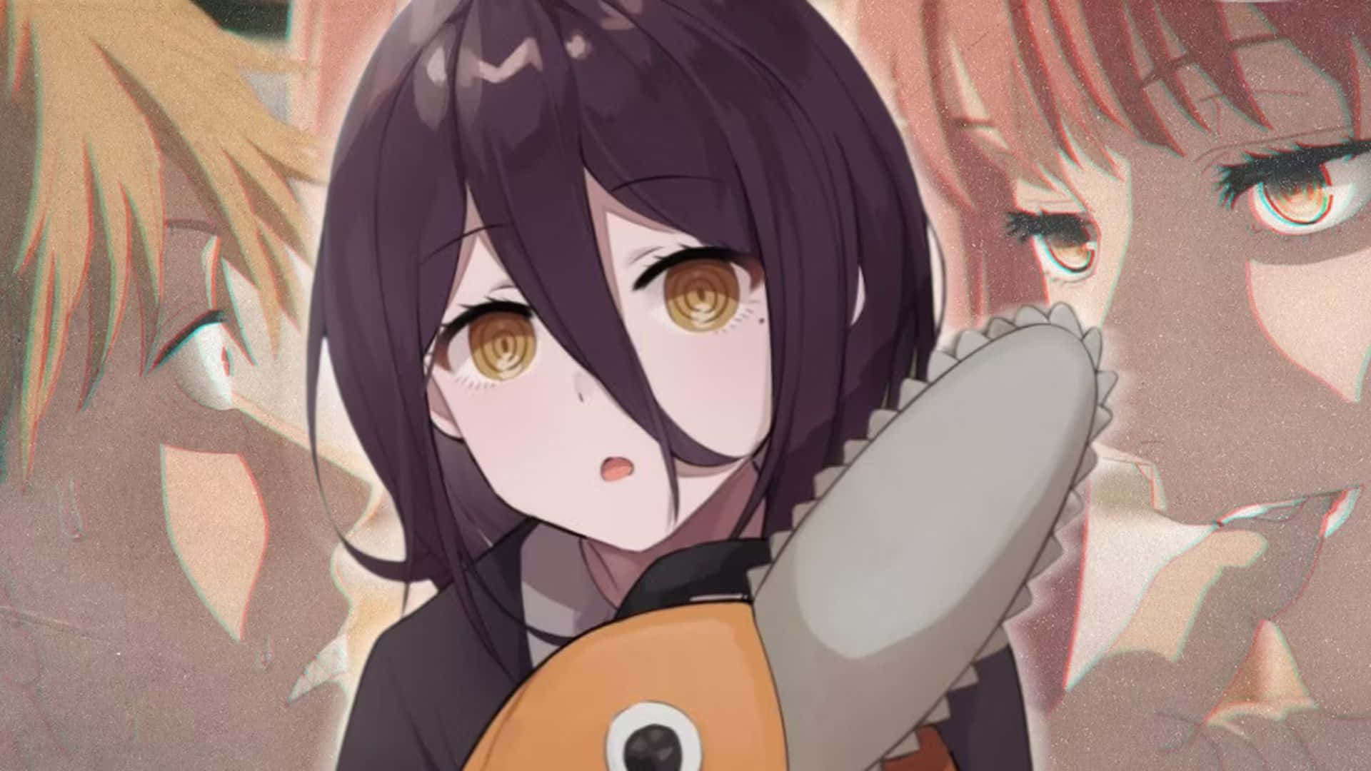 Nayuta, Chainsaw Man, chainsaw, Full HD Desktop Wallpaper