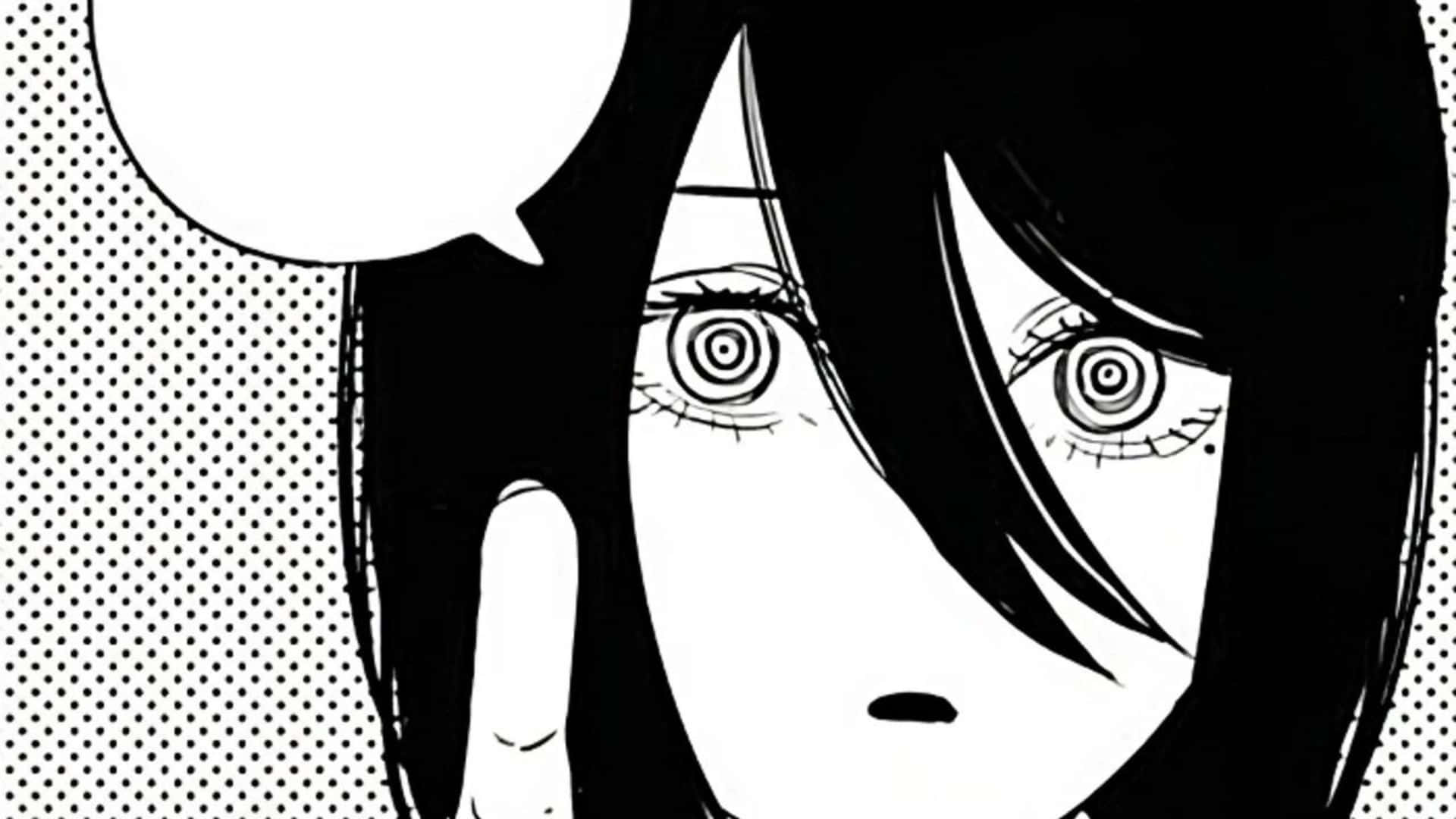 Chainsaw Man, Nayuta, spiral eyes, Full HD Desktop Wallpaper
