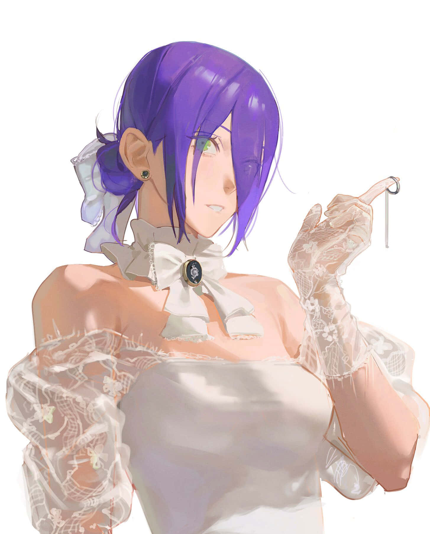 Chainsaw Man, Reze, purple-haired anime girl, HD Phone Wallpaper