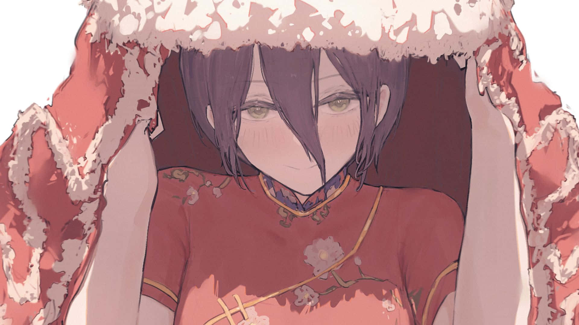 Chainsaw Man, Reze, purple hair, Full HD Desktop Wallpaper