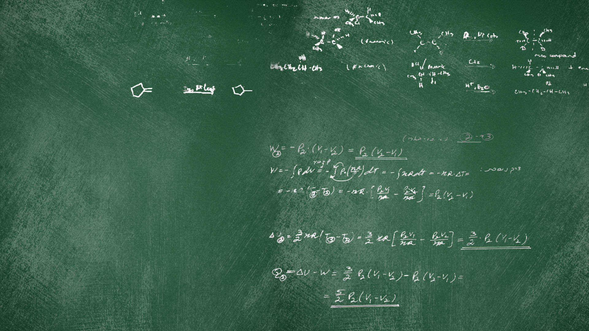 chalkboard, mathematical equations, physics equations, Full HD Desktop Wallpaper