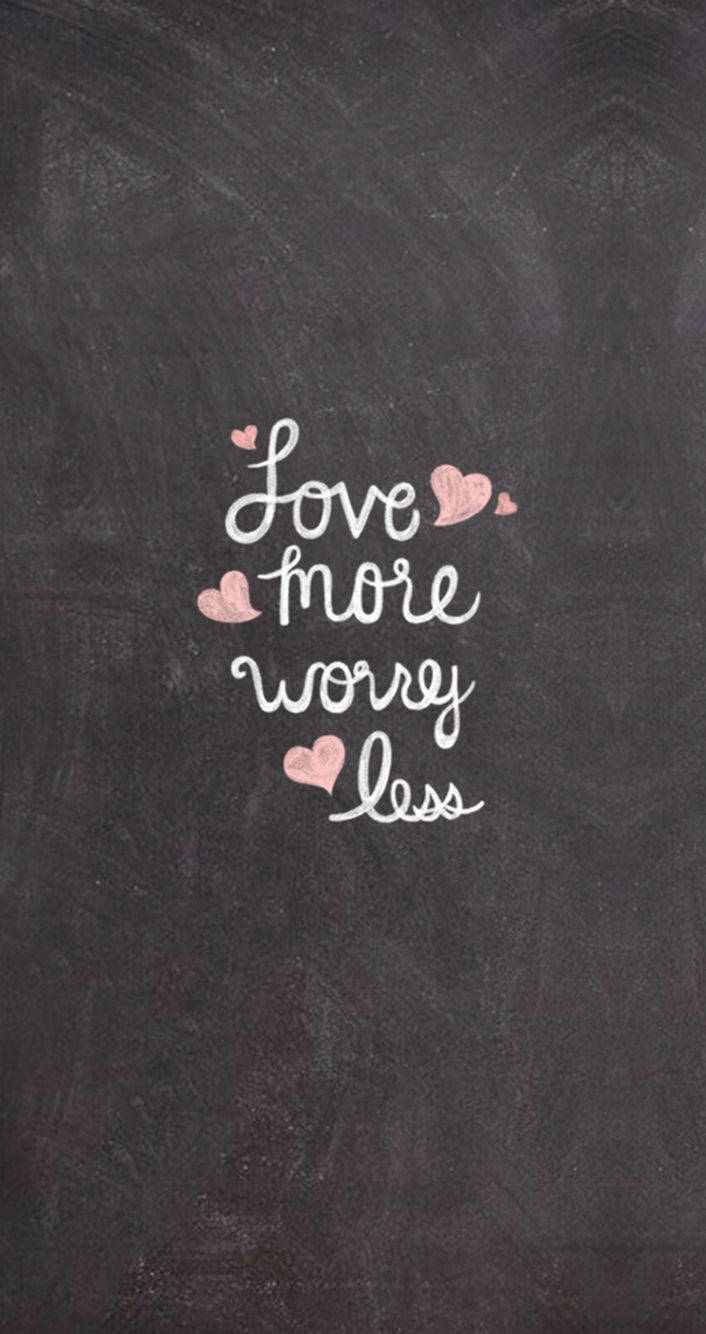 chalkboard, white text, pink hearts, HD Phone Wallpaper