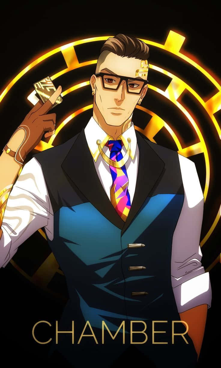 Chamber, Valorant, blue vest, SD Phone Wallpaper