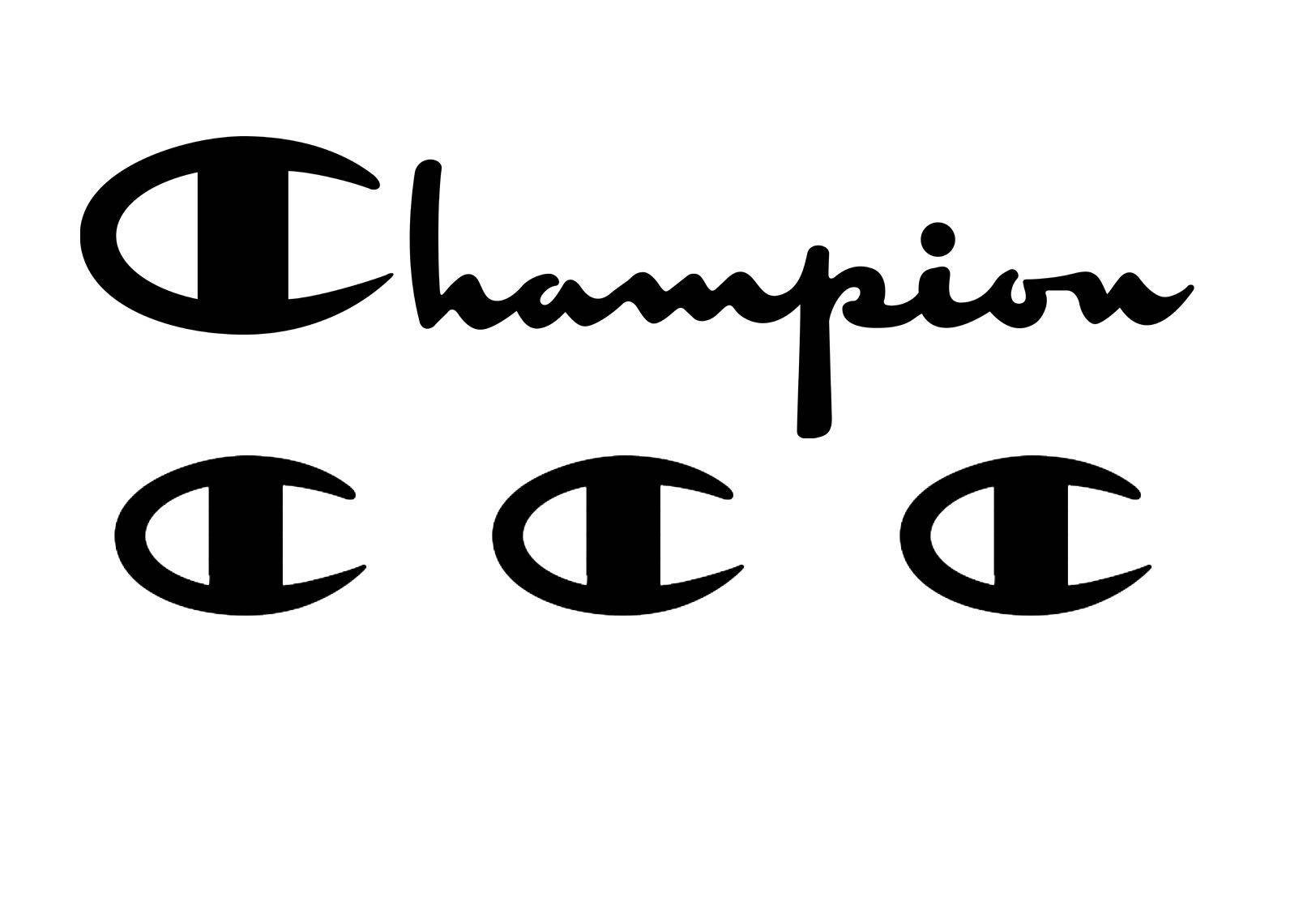 Champion, script text, three C symbols, HD Desktop Wallpaper