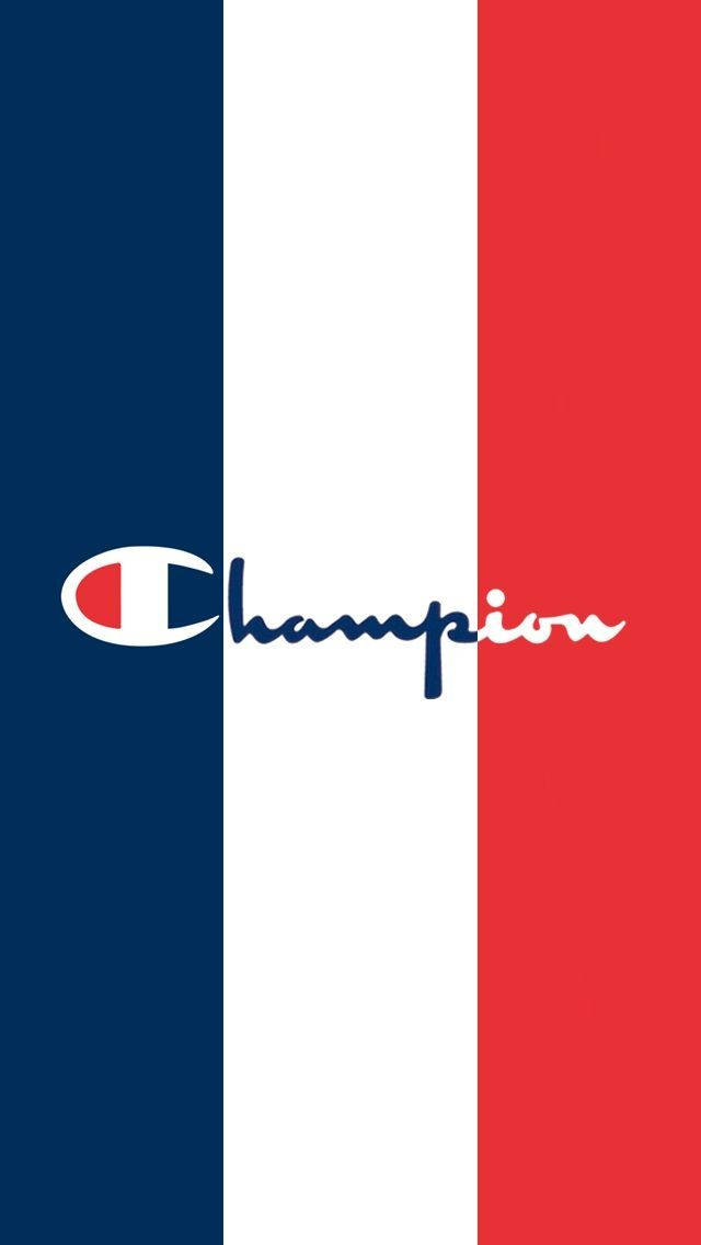 Champion, navy blue, red, SD Phone Wallpaper
