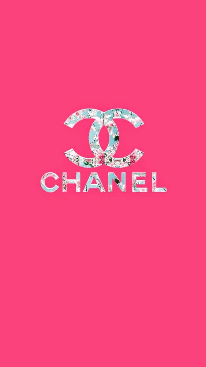 Chanel Girly, Chanel logo, floral-patterned, SD Phone Wallpaper