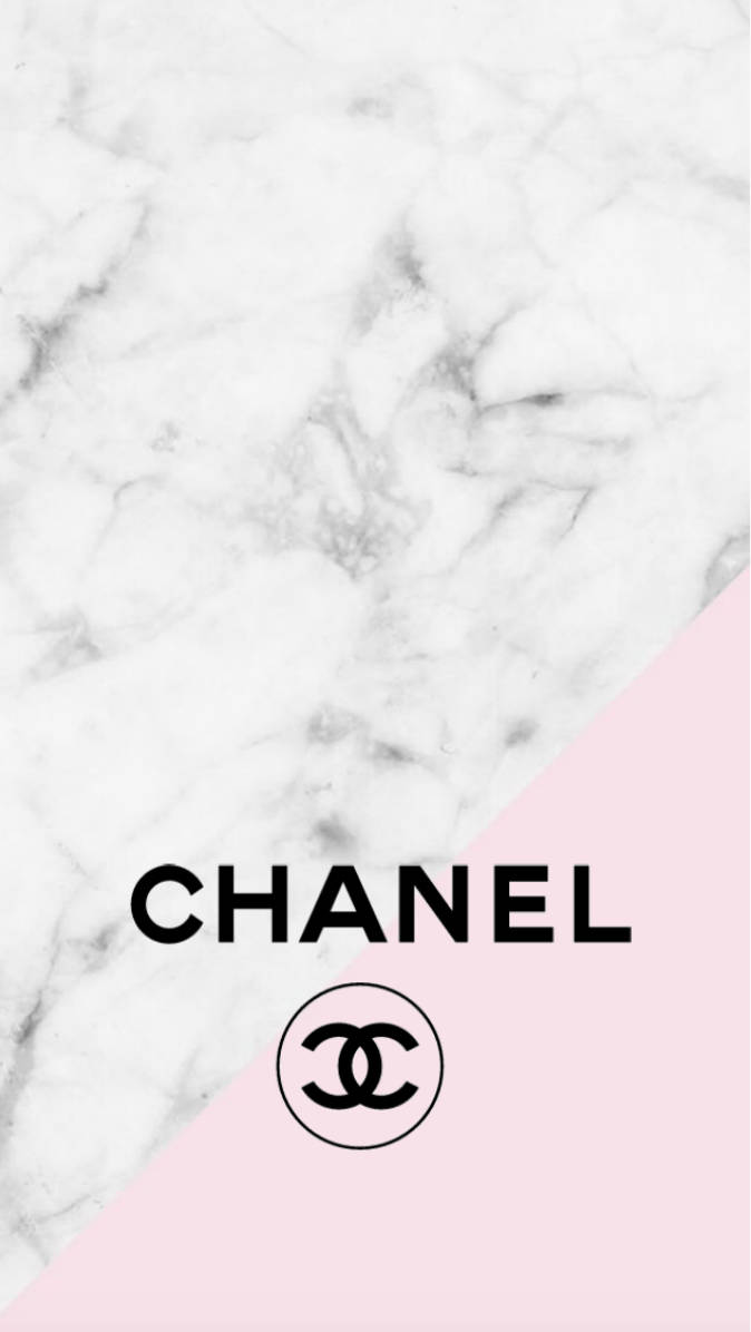 Pink Chanel Logo, Chanel logo, interlocking CC emblem, SD Phone Wallpaper