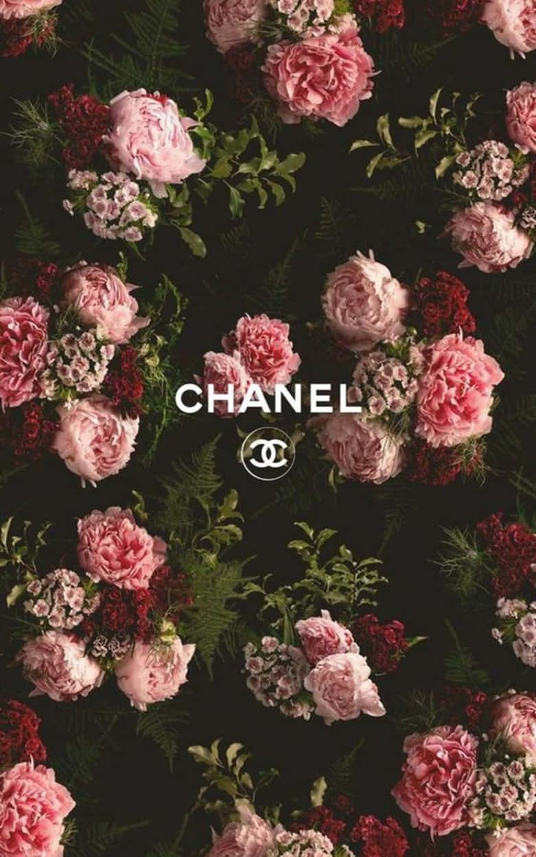 Chanel, Girly Roses, pink peonies, SD Phone Wallpaper
