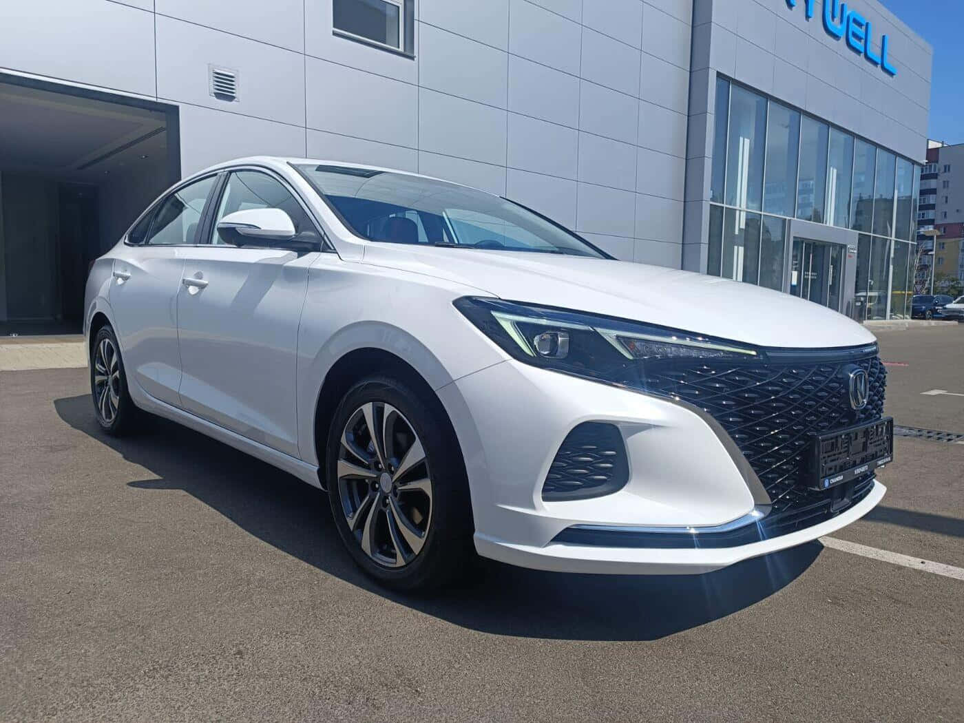 Changan Eado, sedan, white, HD Desktop Wallpaper
