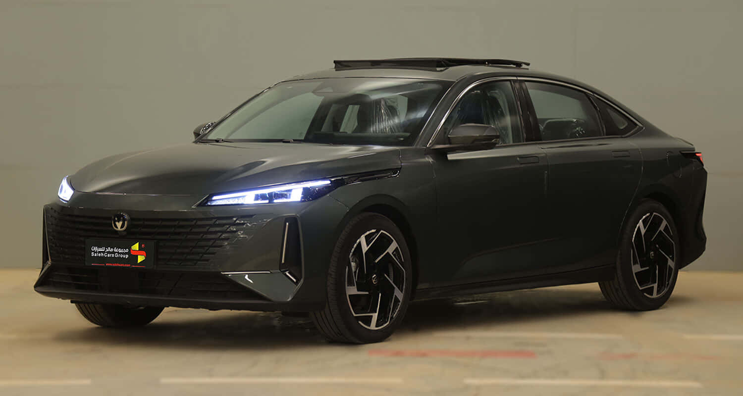 Changan Eado, sleek black sedan, dark gray, HD Desktop Wallpaper