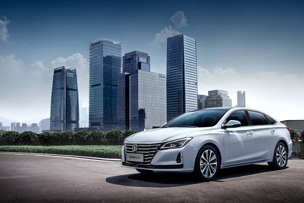 Changan Raeton C C, silver, asphalt road, HD Desktop Wallpaper