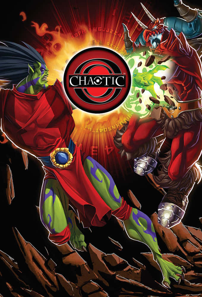 Chaotic, demonic warriors, fiery battle, SD Phone Wallpaper
