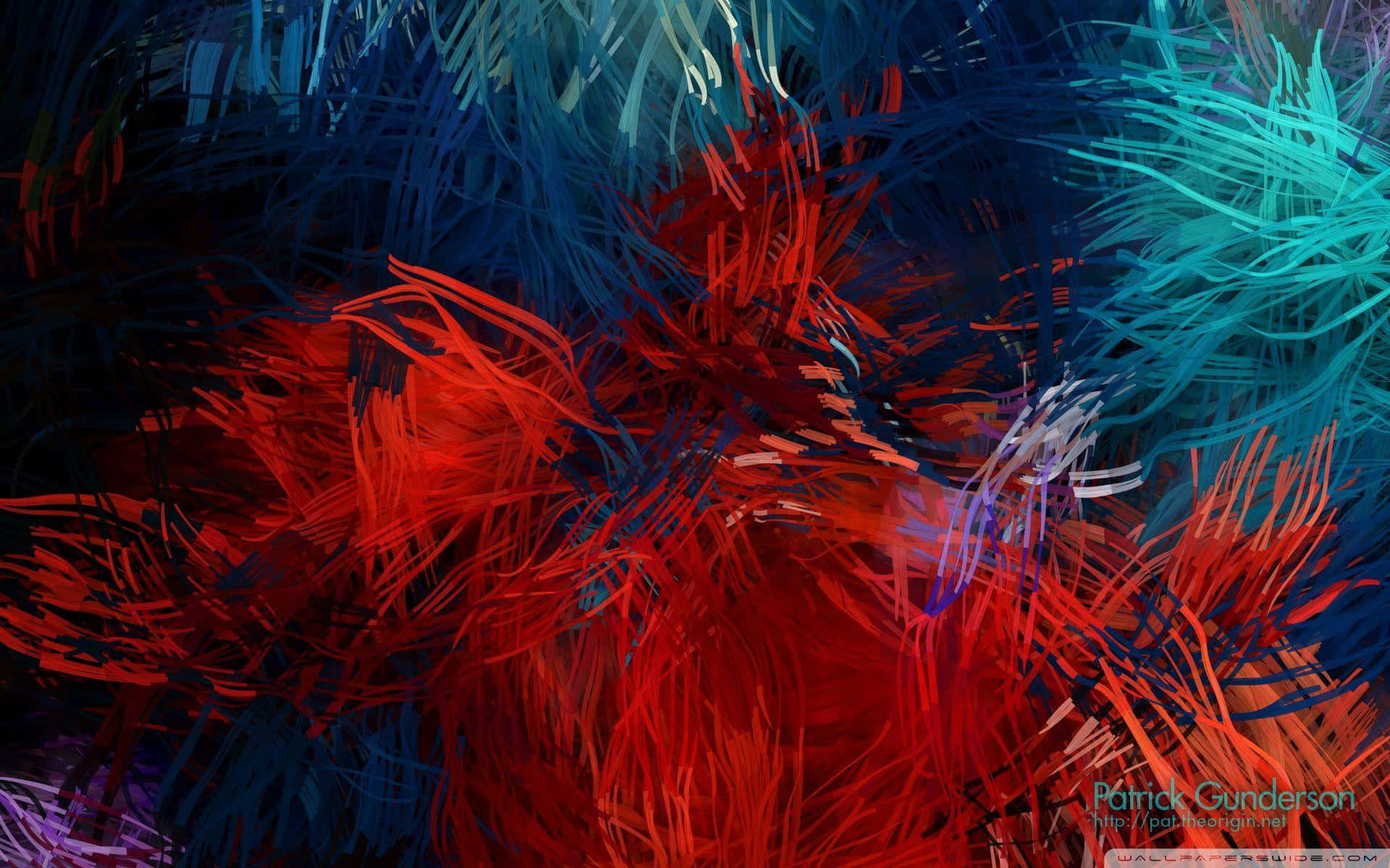 red, blue, teal, Full HD Desktop Wallpaper