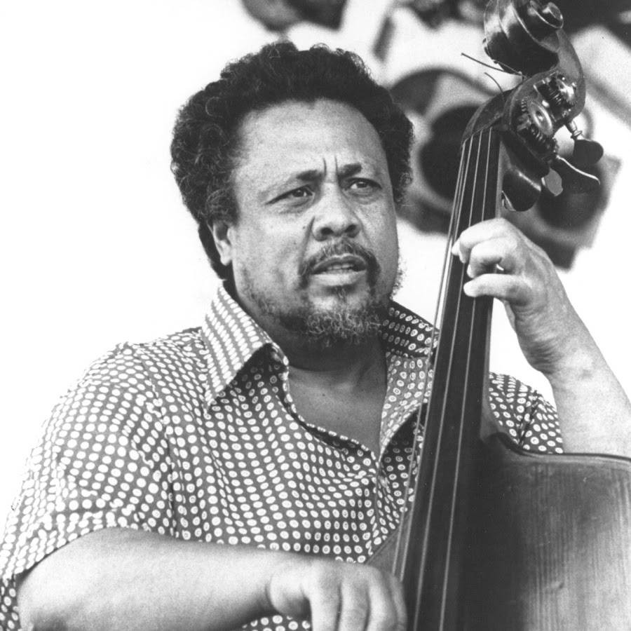 Charles Mingus, polka dotted polo, double bass, SD Desktop Wallpaper