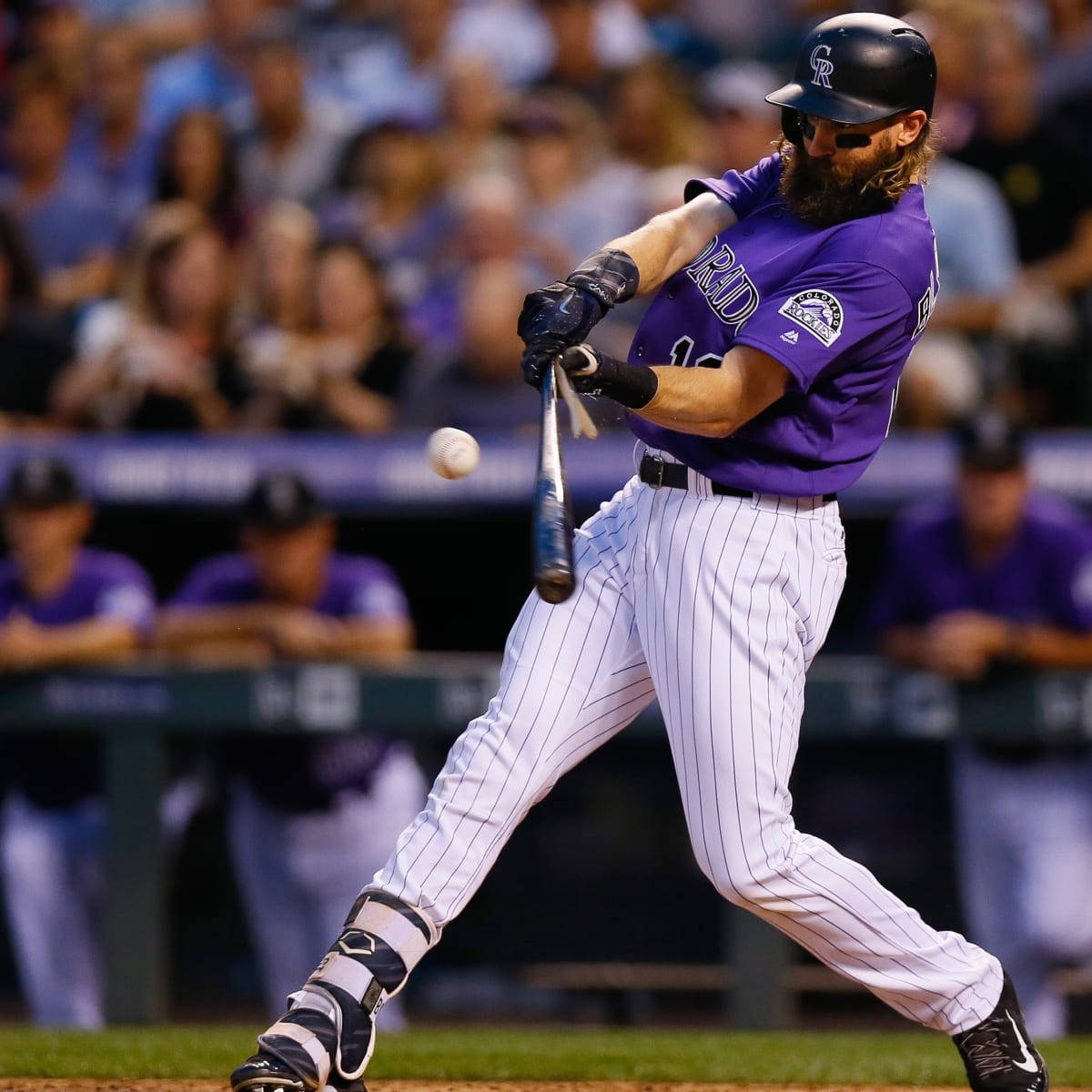 Charlie Blackmon, baseball bat, baseball, SD Desktop Wallpaper