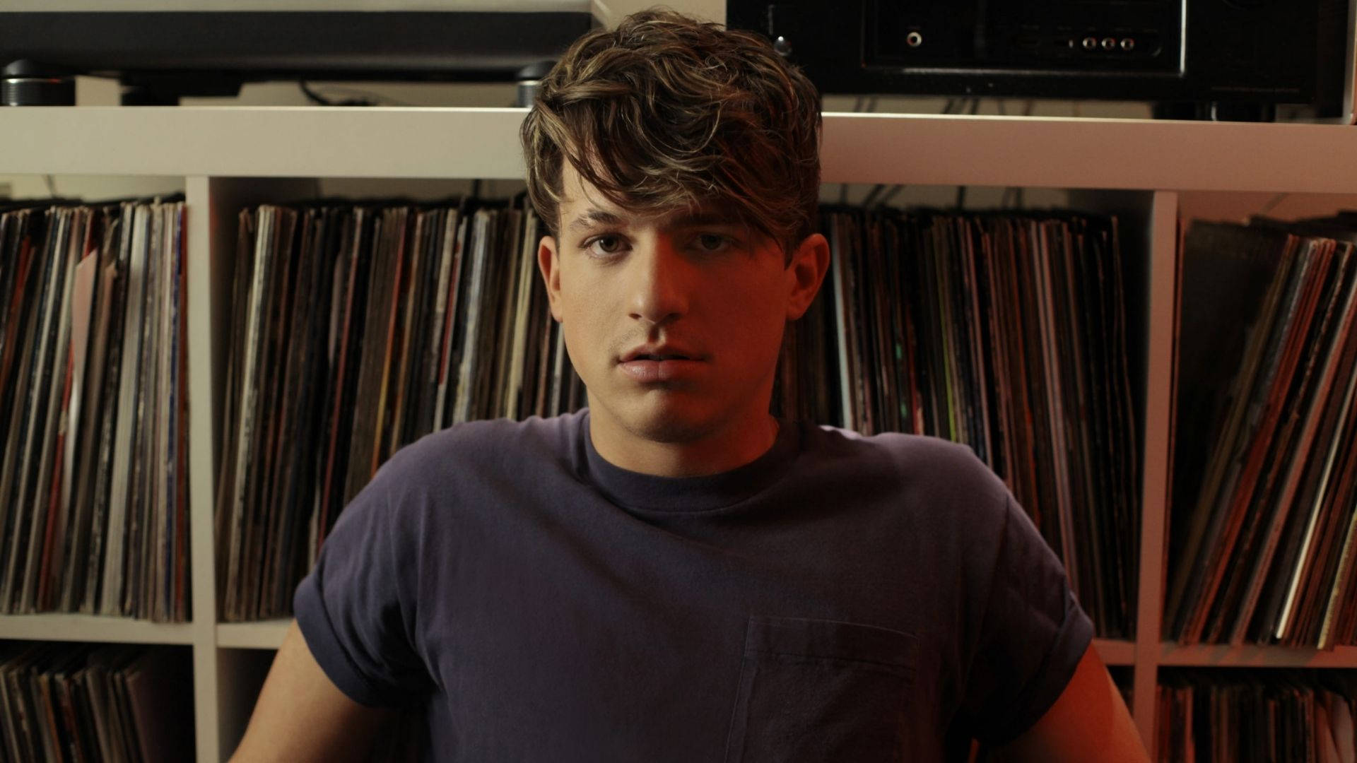 Charlie Puth, emotionless, tousled hair, Full HD Desktop Wallpaper