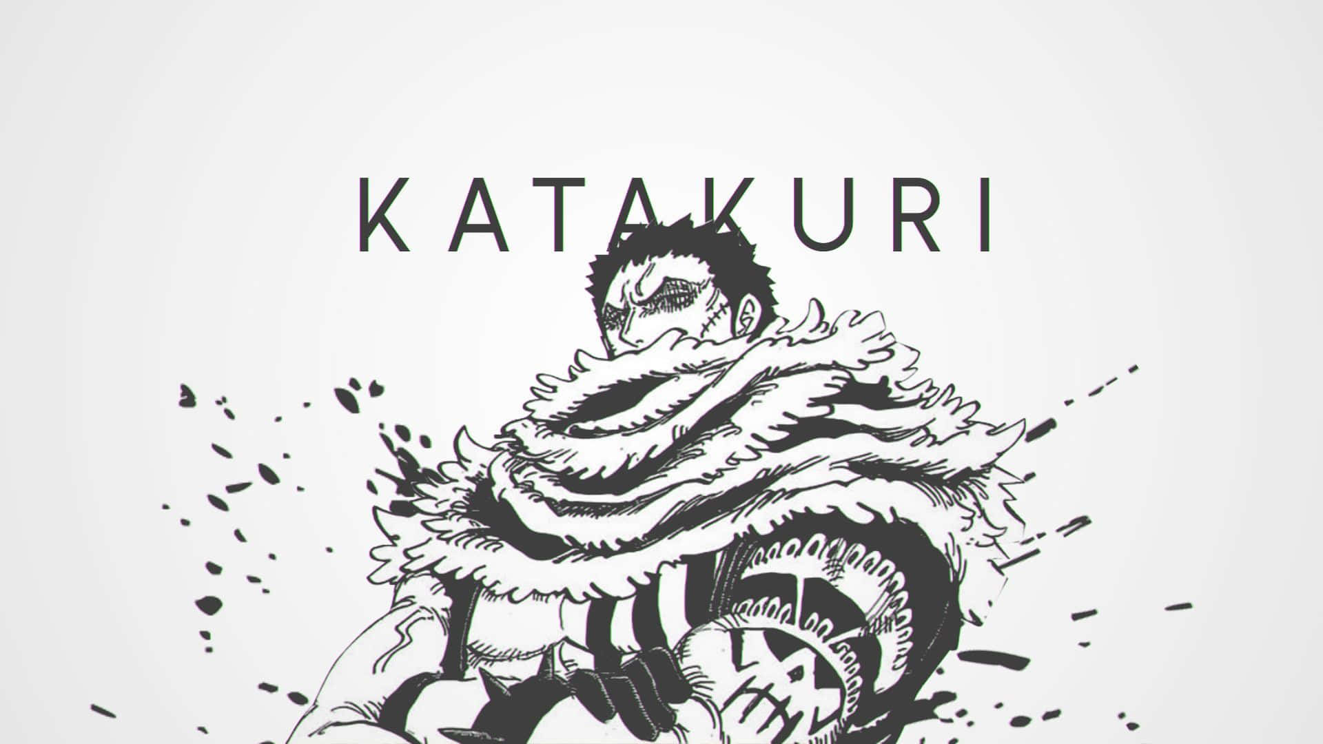 Charlotte Katakuri, black and white, anime illustration, Full HD Desktop Wallpaper