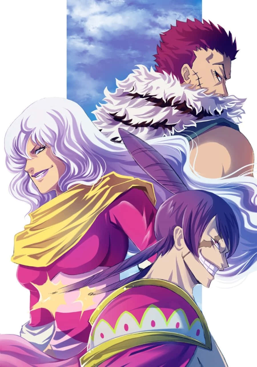 Charlotte Katakuri, mochi master, cloudy sky, HD Phone Wallpaper