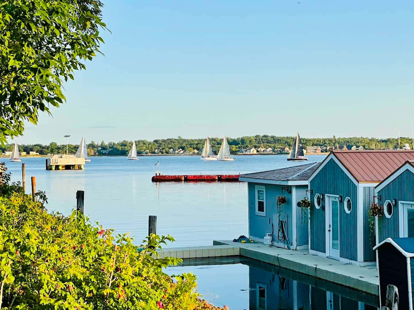 Charlottetown, waterfront, sailboats, HD Desktop Wallpaper
