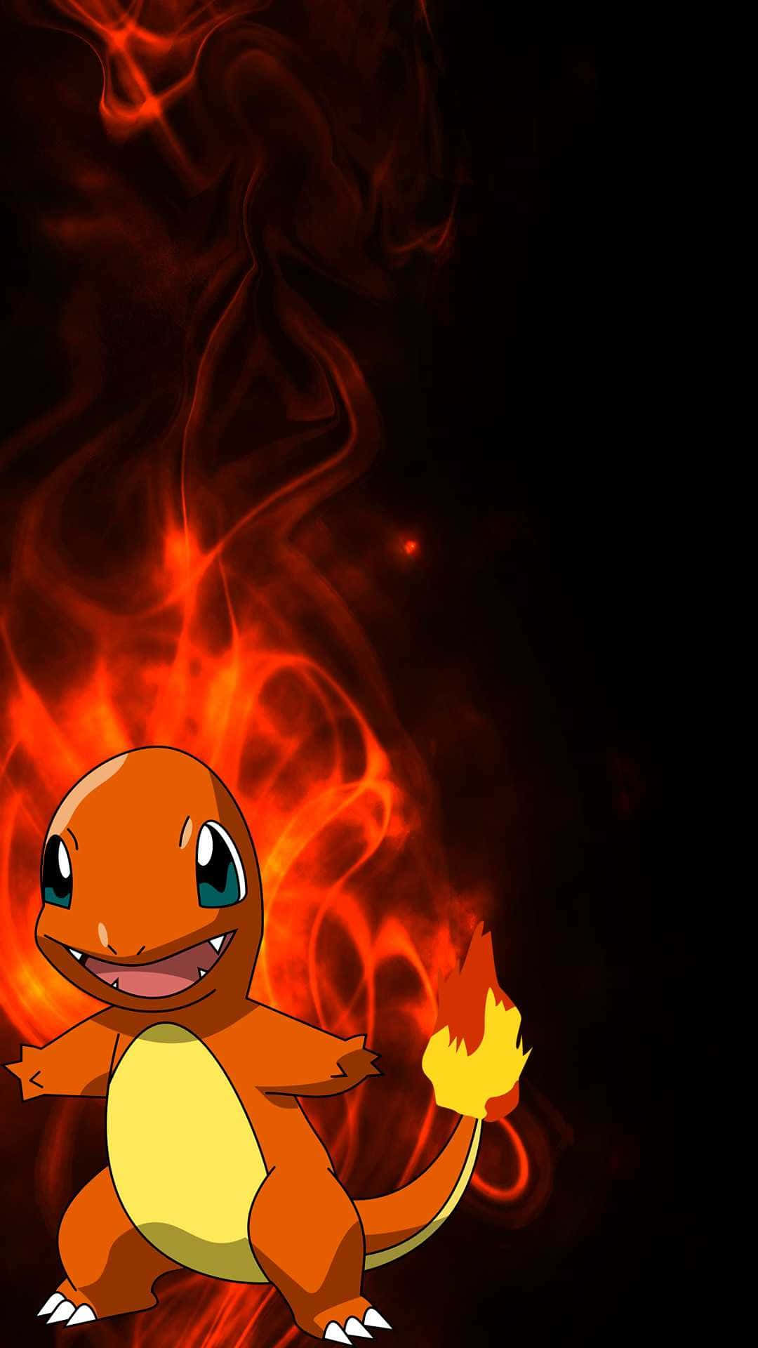 iPhone XS Max, Charmander, Fire, Full HD Phone Wallpaper