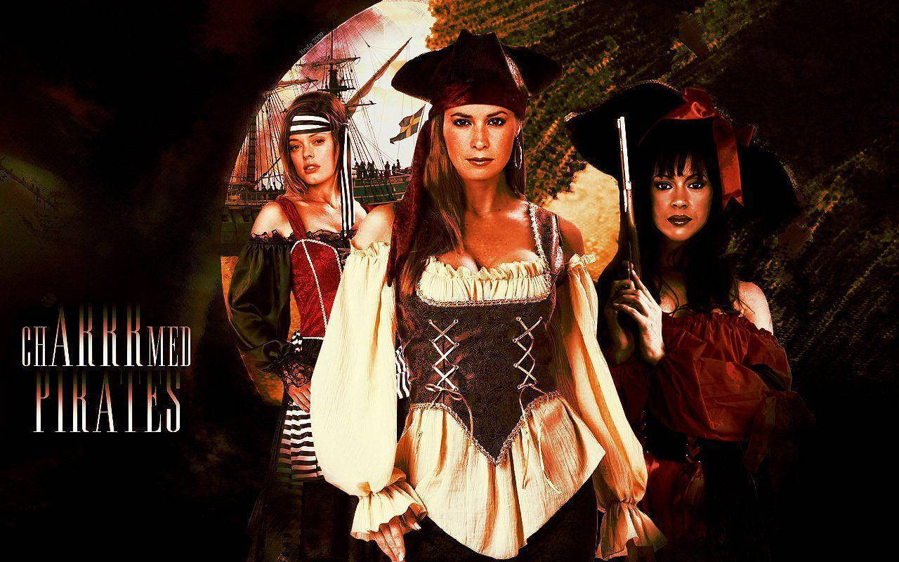 Charmed, pirate costumes, ship, HD Desktop Wallpaper