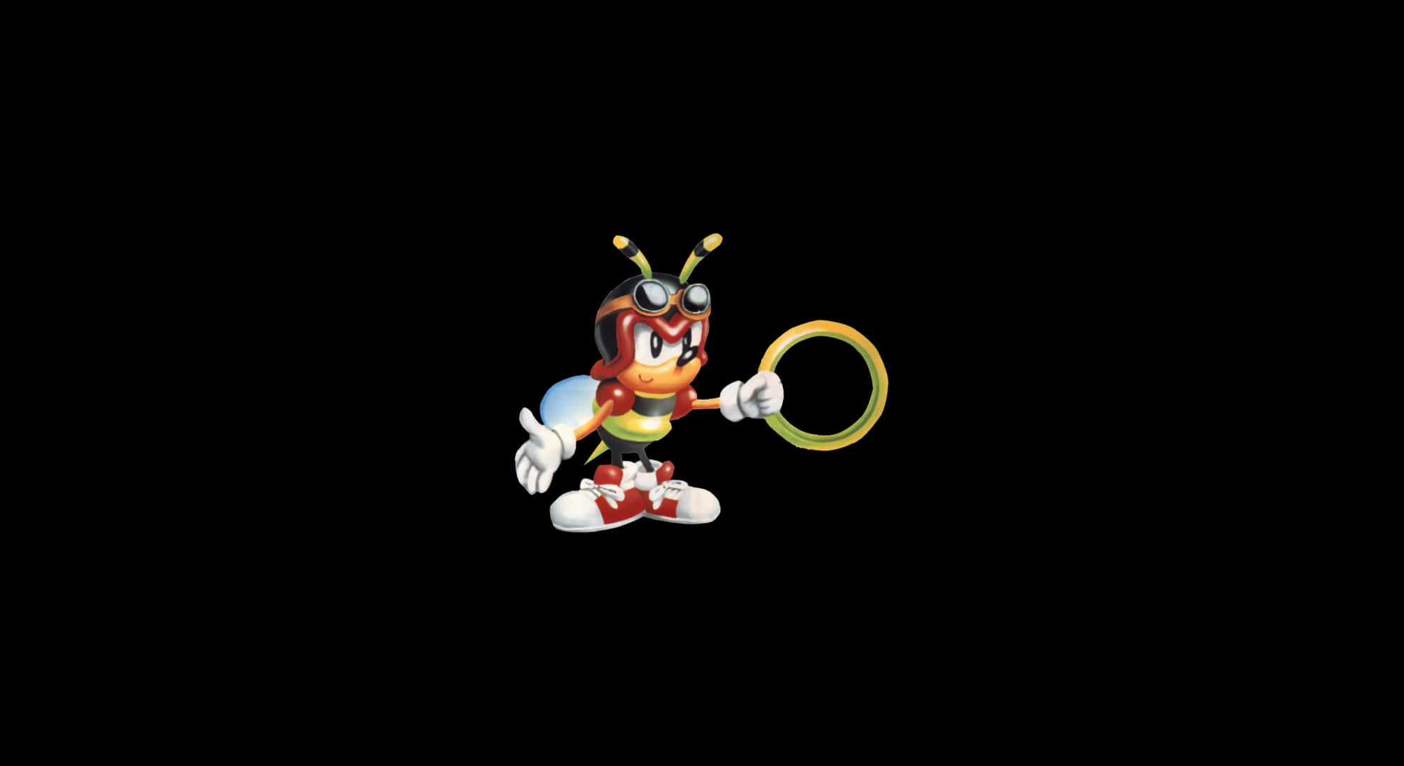 Charmy Bee, goggles, sneakers, Full HD Desktop Wallpaper