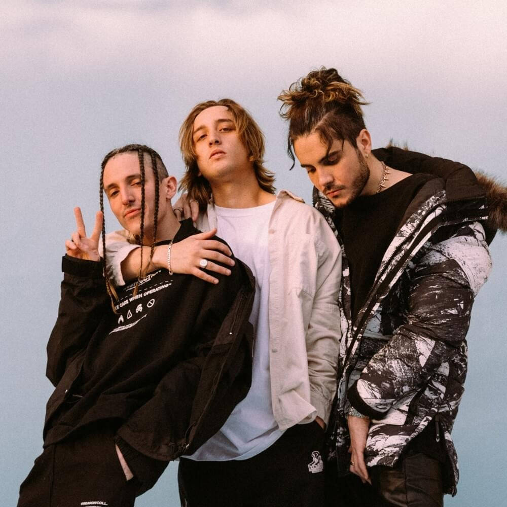 Chase Atlantic, cool blue tones, urban streetwear, SD Desktop Wallpaper