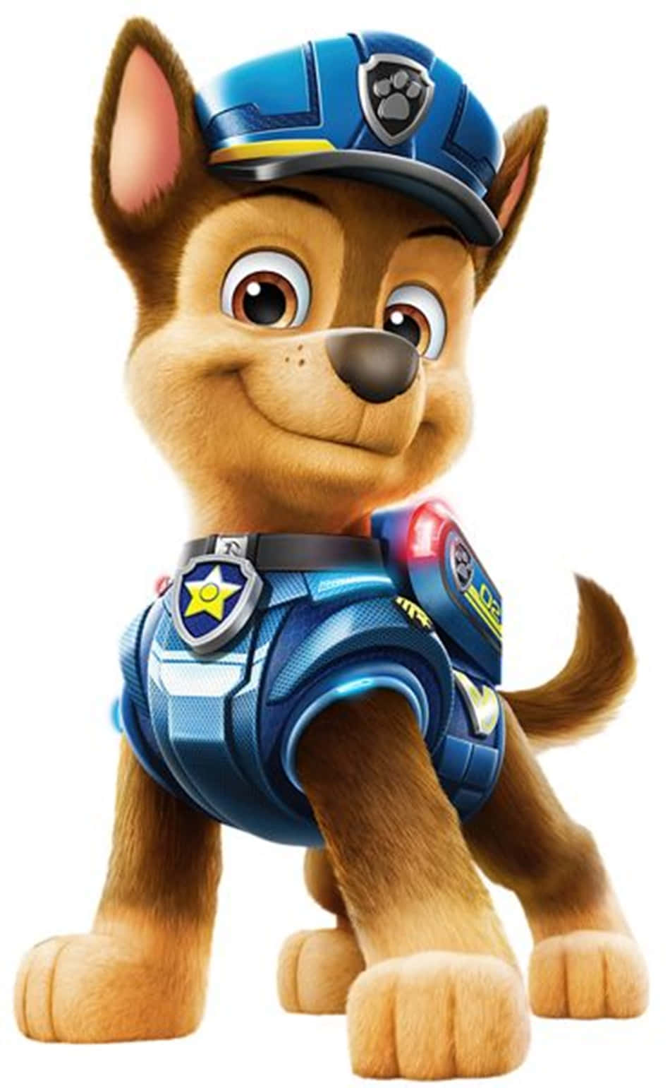 Chase, Paw Patrol, blue uniform, HD Phone Wallpaper