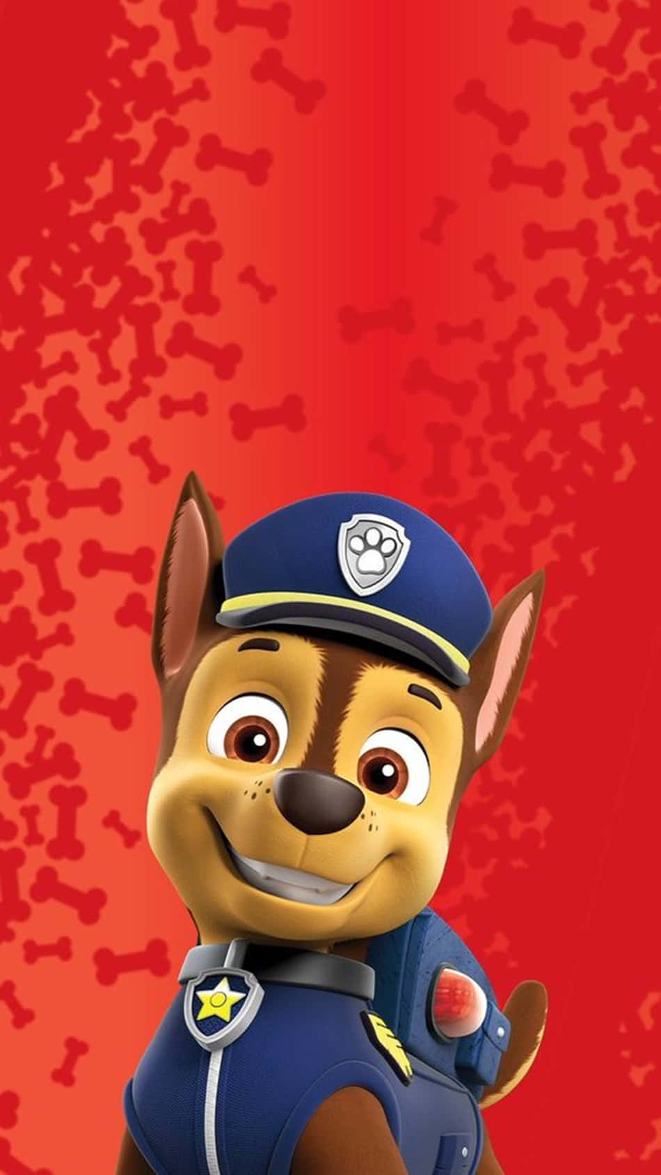 Chase, Paw Patrol, police uniform, HD Phone Wallpaper