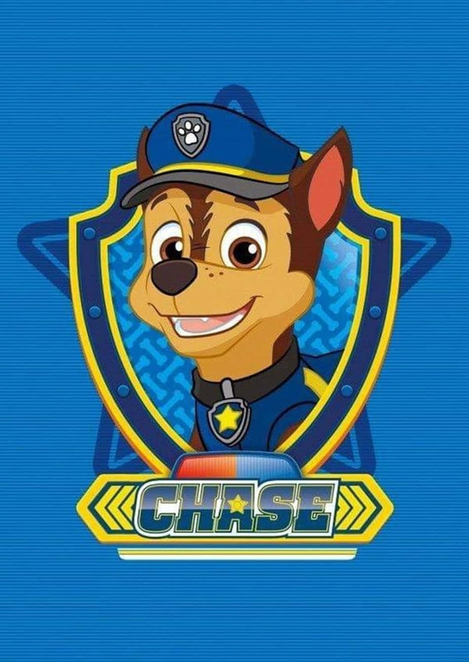 Chase, PAW Patrol, blue uniform, HD Phone Wallpaper