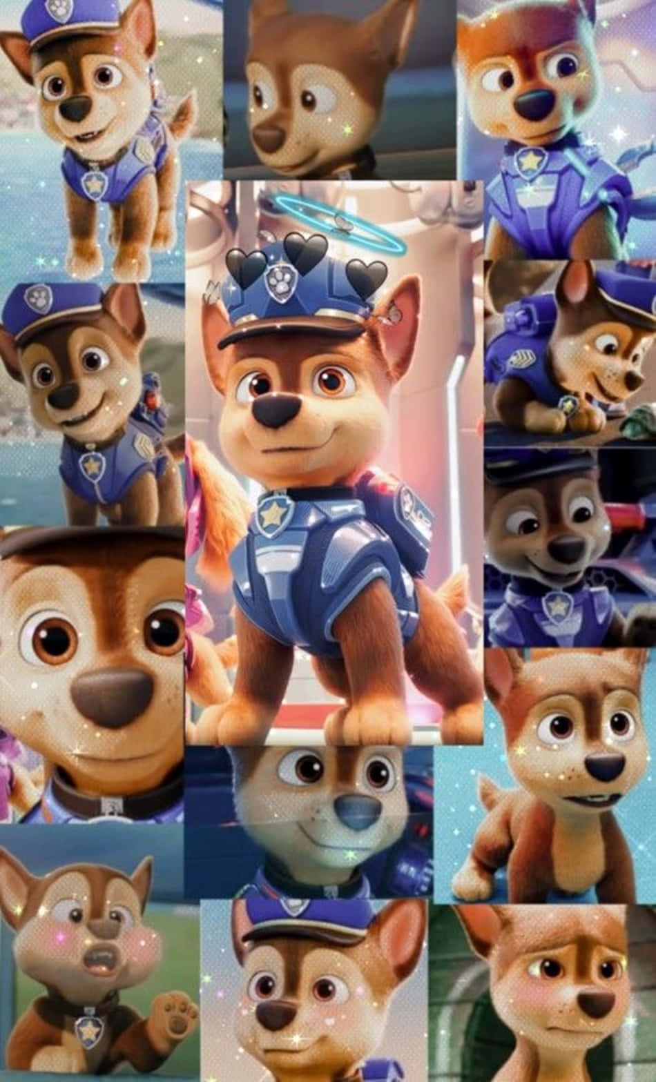 Chase, Paw Patrol, police-themed, HD Phone Wallpaper